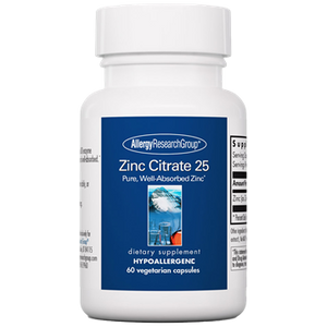 Zinc Citrate 25 mg 60 vegcaps