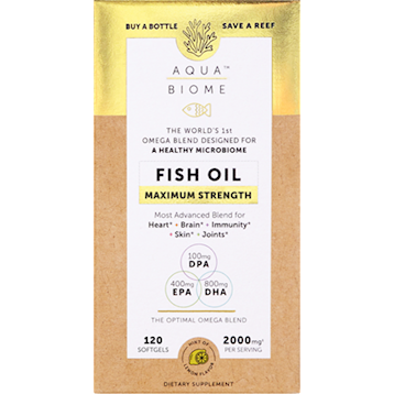 Aqua Biome Fish Oil Max Str 120 softgel