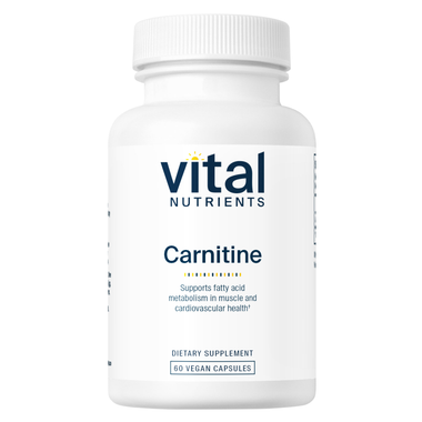 Carnitine 500mg Supplement 60 vegetarian capsules