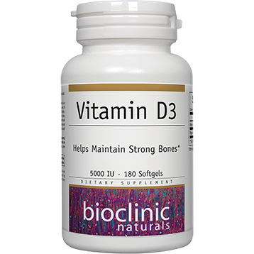 Vitamin D3 125 mcg 180 softgels