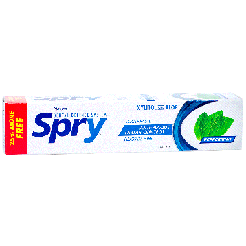 Spry Toothpaste Peppermint 5 oz