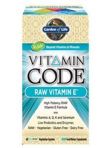 Vitamin Code Raw Vitamin E 60 vegcaps
