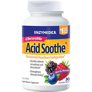 Acid Soothe Chewable Berry 30 Tablets