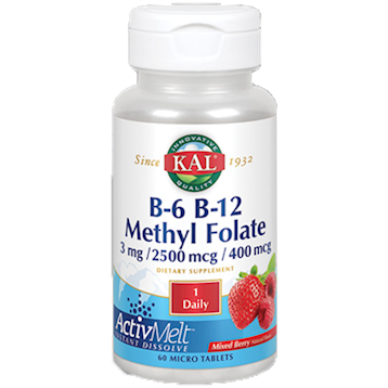B6 B12 Methyl Fol Activ Berry 60 vegtabs