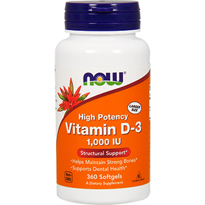 Vitamin D-3 1000 IU 360 softgels