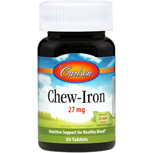 Chew-Iron 27 mg 30 tabs