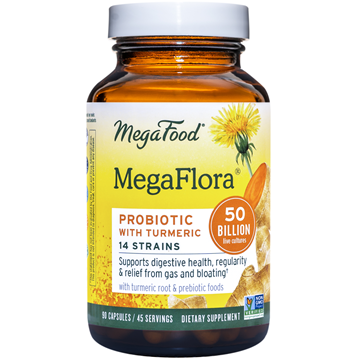 MegaFlora Probiotic with Tur 90 Caps