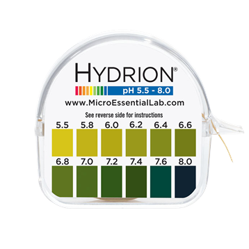 pH Hydrion Papers (5.5 -8.0) 1 roll
