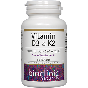 Vitamin D3 & K2 60 gels