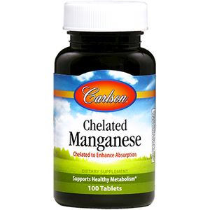 Chelated Manganese 20 mg 100 tabs