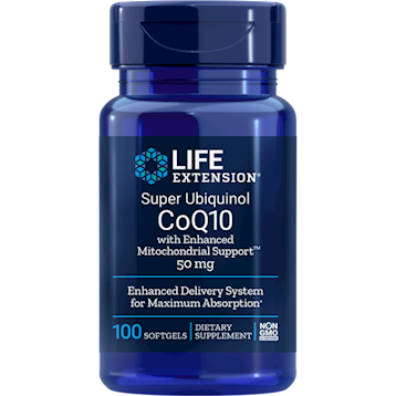 Super Ubiquinol CoQ10 50 mg 100 Softgels