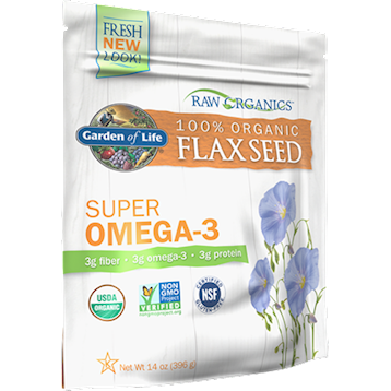 Raw Organic Flax Seed Omega-3 14 oz