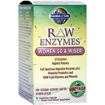 RAW Enzymes Women 50 & Wiser 90 vcaps