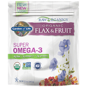 Raw Organics Flax and Fruit 12 oz