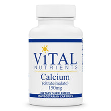 Load image into Gallery viewer, Calcium (Citrate/Malate) Supplement 100 Veg capsules
