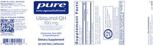 Ubiquinol-QH 100 mg 60 softgels