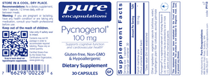 Pycnogenol 100 mg 30 vegcaps
