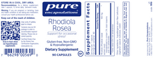Load image into Gallery viewer, Rhodiola Rosea 100 mg 90 vegcaps