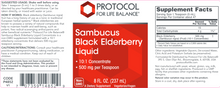Load image into Gallery viewer, Sambucus Black Elderberry 8 fl oz