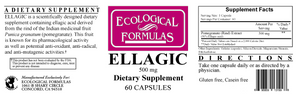 Ellagic 500 mg 60 caps