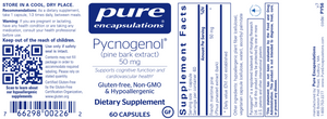 Pycnogenol 50 mg 60 vegcaps