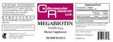 Load image into Gallery viewer, Megabiotin 50 softgels