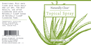 Naturally Clear Topical Spray 4 oz