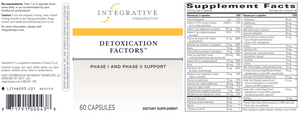 Detoxication Factors 60 caps