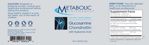 Glucosamine Chondroitin w/HA 60 caps