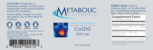 CoQ10 200 mg 60 caps