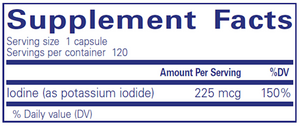 Iodine (potassium iodide) 120 caps