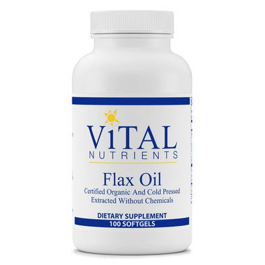 Flax Oil Supplement 100 softgels