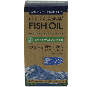 Wild Alaskan Fish Oil 60 mini gels