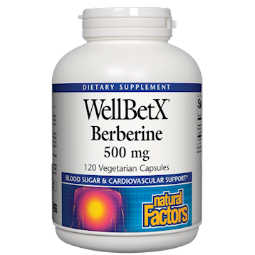 WellBetX Berberine 500 mg 120 vegcaps