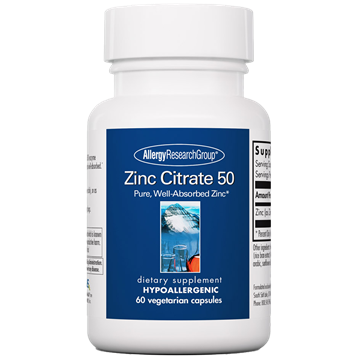 Zinc Citrate 50 mg 60 vegcaps