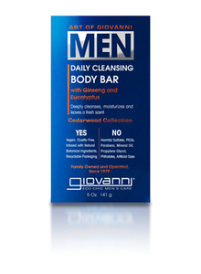 GIOVANNI MEN Cleansing Body Bar 5 oz.