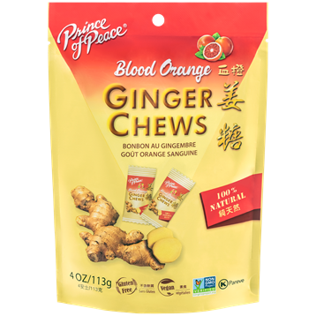 POP Ginger Chews Blood Orange 4 oz