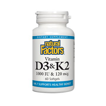 Vitamin D3 & K2 60 softgels