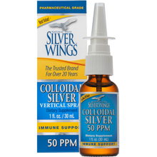 Load image into Gallery viewer, Colloidal Silver 50PPM Vert. Spray 1 oz