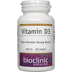 Vitamin D3 125 mcg 180 softgels