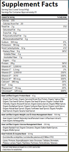 Raw Organic Fit Vanilla 20 servings