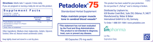 Petadolex 75 mg 60 gels