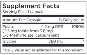 L-Methylfolate 2.5 mg 30 caps