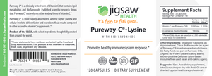 Pureway-C+Lysine 120 caps