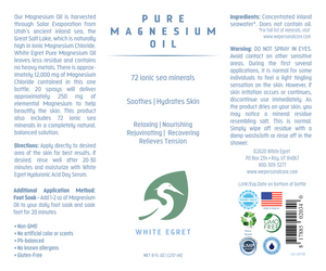Pure Magnesium Oil 8 fl oz