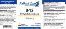 Load image into Gallery viewer, B-12 Methylcobalamin 1 fl oz