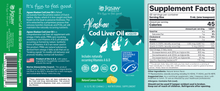 Load image into Gallery viewer, Alaskan Cod Liver Oil Liquid 8.12 oz