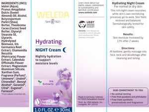 Iris Hydrating Night Cream 1 fl oz