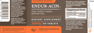 Endur-Acin ER 750mg 60 tabs