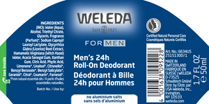 Men 24h Roll-On Deodorant 1.7 fl oz